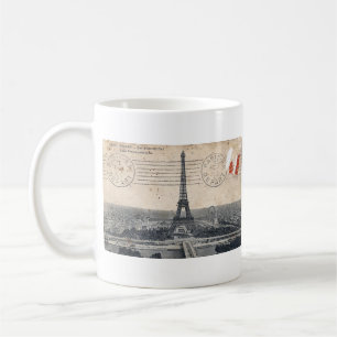 Vintage Eiffel Tower Coffee Mug