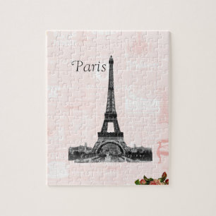Vintage Eiffel Tower Jigsaw Puzzle