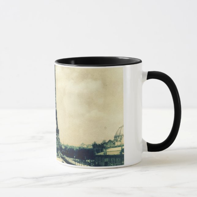 Vintage Eiffel Tower, Paris, 1889 Mug (Right)