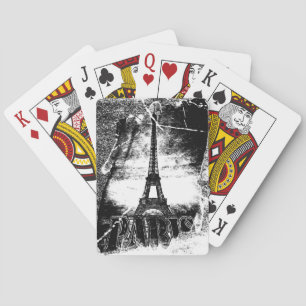 Vintage Eiffel Tower Paris 2 Playing Cards