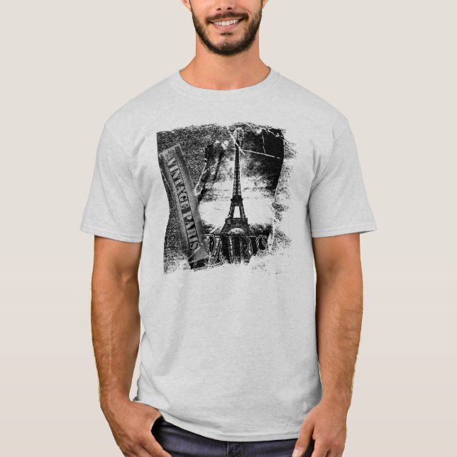 Vintage Eiffel Tower Paris #2 T-shirt (Front)