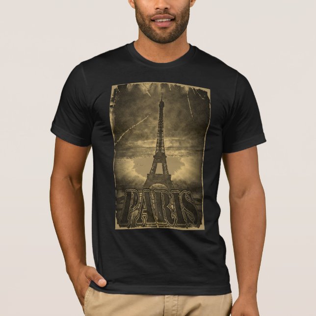 Vintage Eiffel Tower Paris #2 - T-shirt (Front)