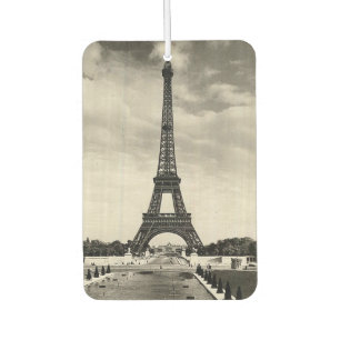 Vintage Eiffel Tower Paris Car Air Freshener