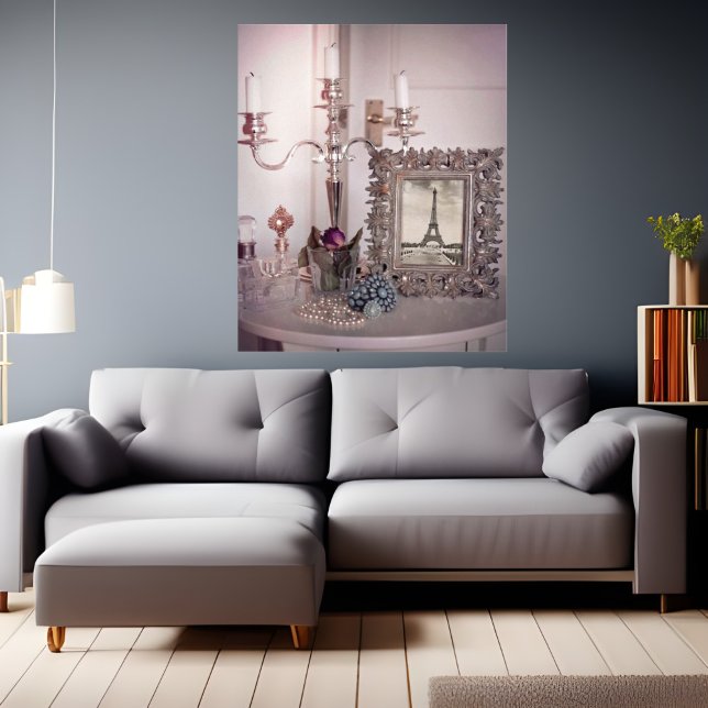 Vintage Eiffel Tower Photo Frame Print (Creator Uploaded)