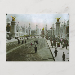 Vintage Eiffel Tower Postcard