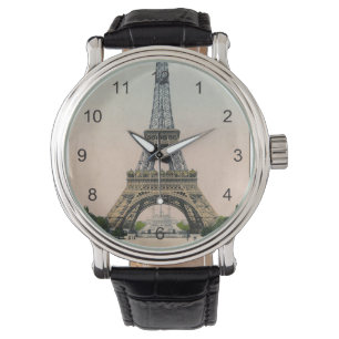 Vintage Eiffel Tower Postcard Watch