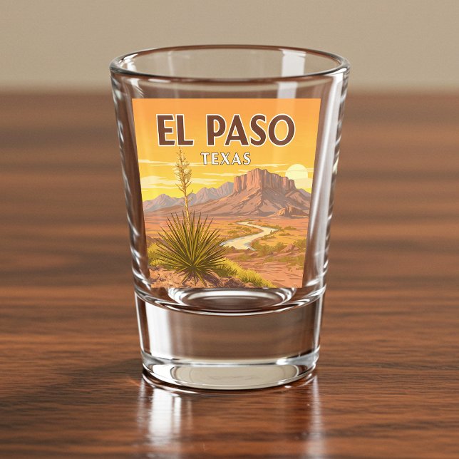 Vintage El Paso Texas Shot Glass (Creator Uploaded)