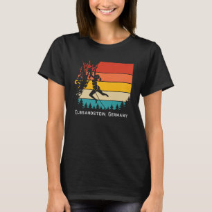 Vintage Elbsandstein Germany Rock Climbing Boulder T-Shirt