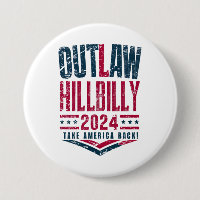 Vintage Elections Outlaw Hillbilly US Flag