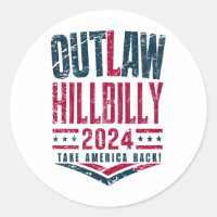 Vintage Elections Outlaw Hillbilly US Flag