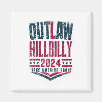 Vintage Elections Outlaw Hillbilly US Flag