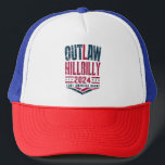 Vintage Elections Outlaw Hillbilly US Flag  Trucker Hat<br><div class="desc">Vintage Elections Outlaw Hillbilly US Flag</div>