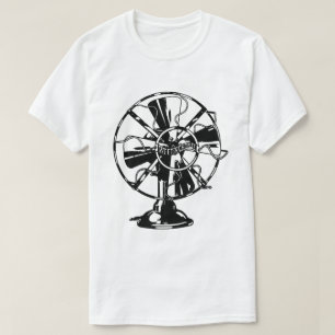Vintage Electric Fan Graphic T-Shirt – Retro Appli