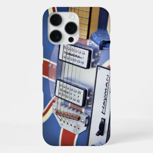 Vintage Electric Guitar Union Jack iPhone 16 Pro Max Case