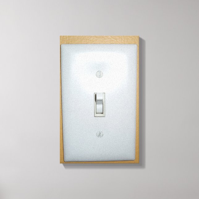 "Vintage Electric" Light Switch Wall Art (Front)