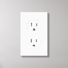 "Vintage Electric" Power Outlet Wall Art