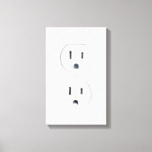 "Vintage Electric" Power Outlet Wall Art