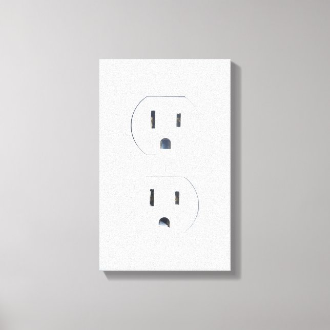 "Vintage Electric" Power Outlet Wall Art (Front)