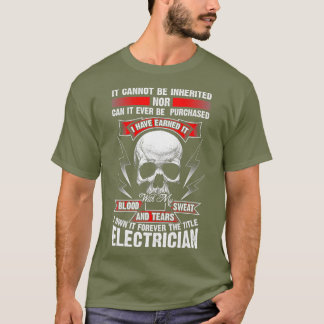 Vintage Electrician Gift  Funny Profession Pride T-Shirt