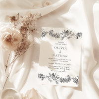 Vintage Elegance: Classic Black & White Wedding