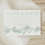 Vintage Elegance: Classic Sage Floral Wedding Save The Date<br><div class="desc">Vintage Elegance: Classic Sage Floral Wedding Save the Date

See matching collection in Niche and Nest Store</div>