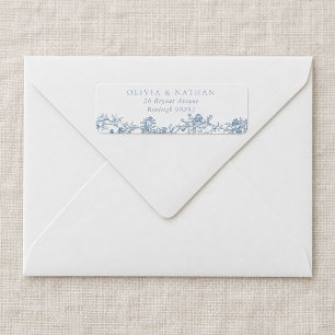 Vintage Elegance: Classic Wedding Return Address