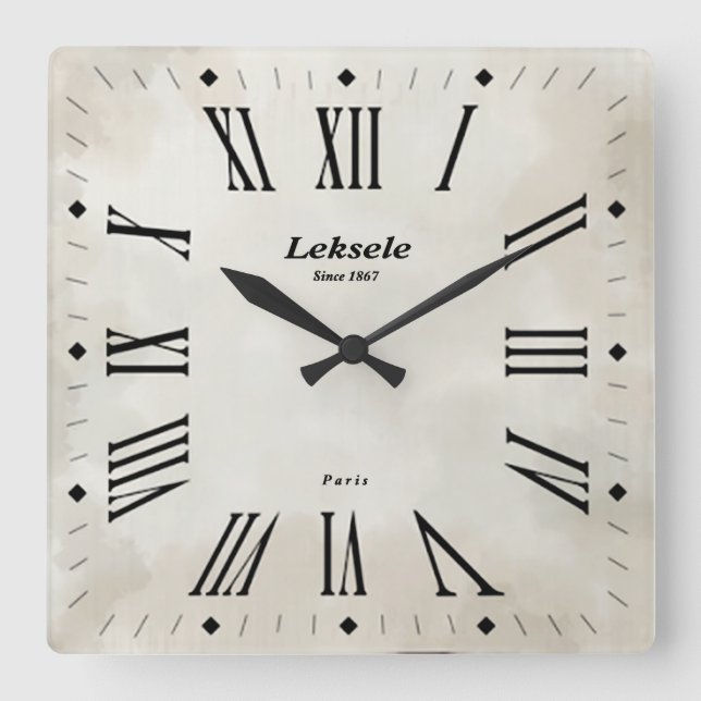 Vintage elegance clock (Front)