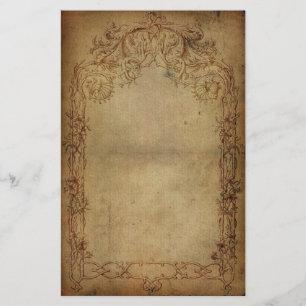 Vintage Elegance Dark 2 Stationery
