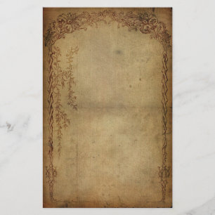 Vintage Elegance Dark Stationery