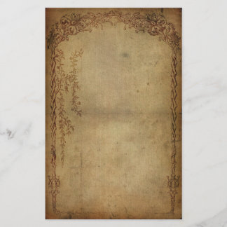 Vintage Elegance Dark Stationery