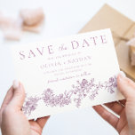 Vintage Elegance: Dusty Rose Blush Floral Wedding Save The Date<br><div class="desc">Vintage Elegance: Dusty Rose Blush Floral Wedding Save the Date

See matching collection in Niche and Nest Store</div>