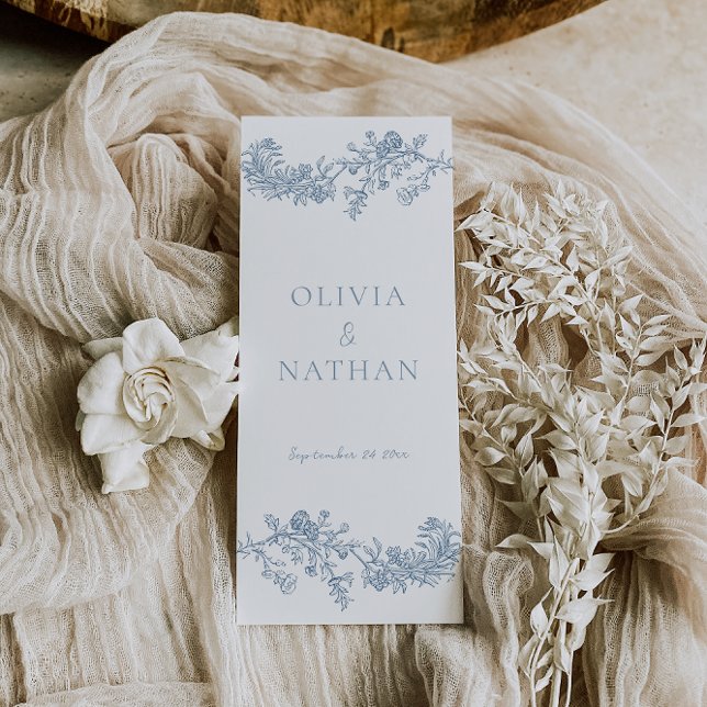 Vintage Elegance Wedding Ceremony Program (Creator Uploaded)