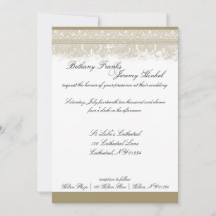 Vintage Elegance Wedding Invitations