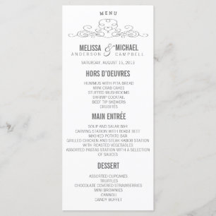 VINTAGE ELEGANCE   WEDDING MENU