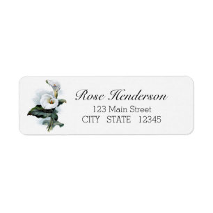 Vintage Elegance White Calla Lily