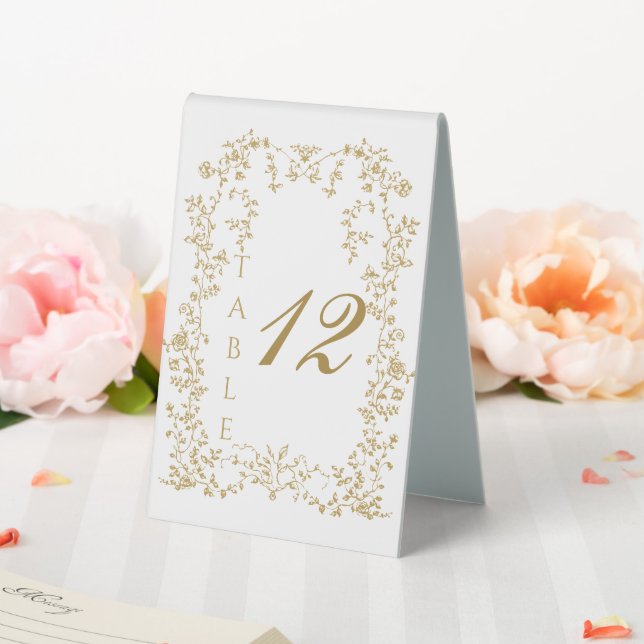 Vintage Eleganse Golden Flowers Photo Wedding (In SItu (Wedding))