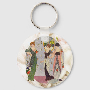 Vintage elegant 1920’s ladies fashion key ring