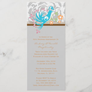 Vintage Elegant Anniversary Party Invitation