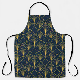 Vintage elegant Art Deco style seamless pattern wi Apron