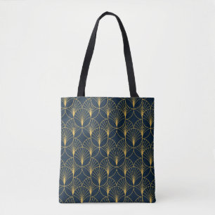 Vintage elegant Art Deco style seamless pattern wi Tote Bag