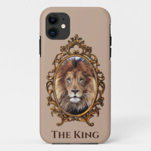 Vintage Elegant Brown Lion King Retro Dads  iPhone 11 Case