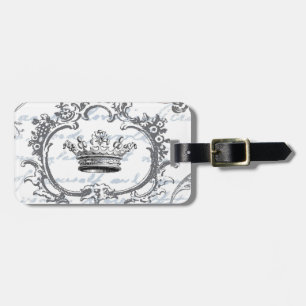 Vintage Elegant Crown...luggage tag