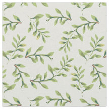 Vintage Elegant Cute Green Leaves