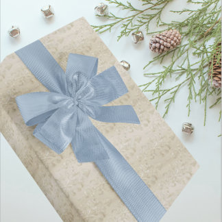 Vintage Elegant Ecru Antique Damask Wrapping Paper