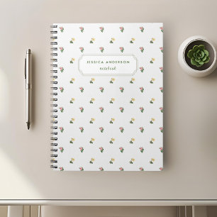Vintage Elegant Floral Notebook