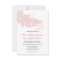 Vintage Elegant Floral Paisley Boho Wedding Invite