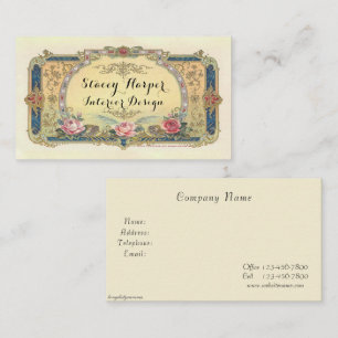 Vintage, Elegant French Country Business Card