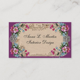 Vintage Elegant French Country Business Cards