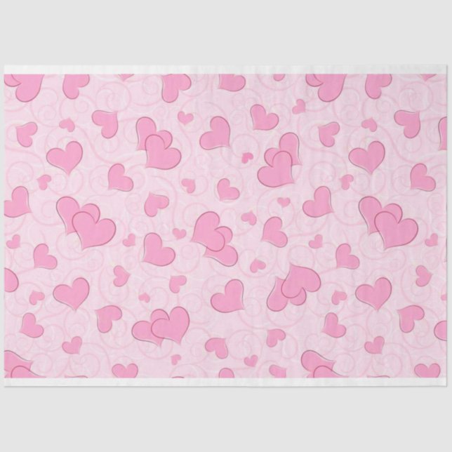 Vintage Elegant Modern Love Tissue Paper (Front)