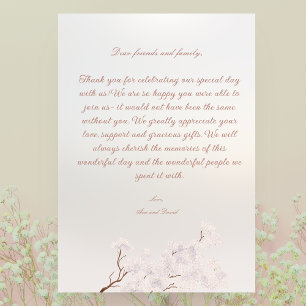 Vintage Elegant Pearl Romance Thank You Card